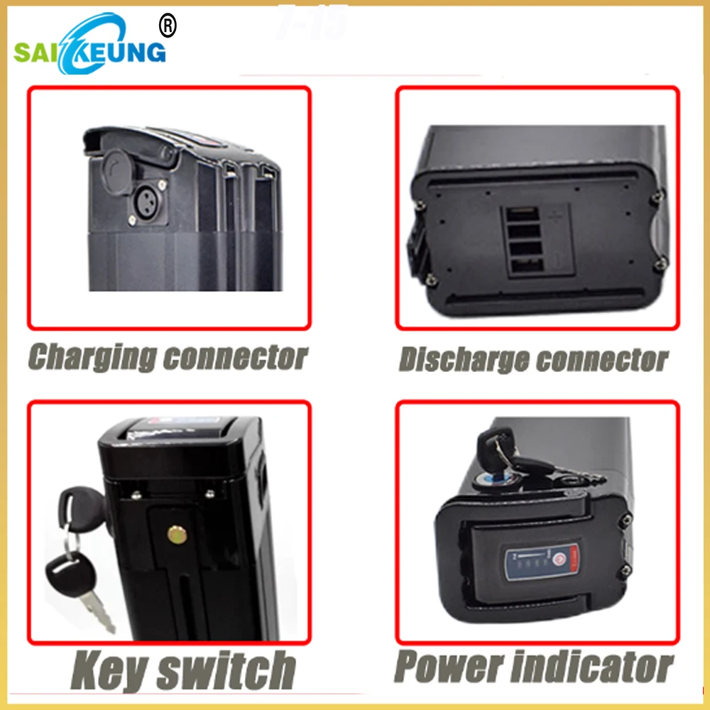 duotts s26 battery 48v 20 SilverFish lithium bike battery 36v 13 ah 52v 60v 72v 30 40 50 60ah Battery