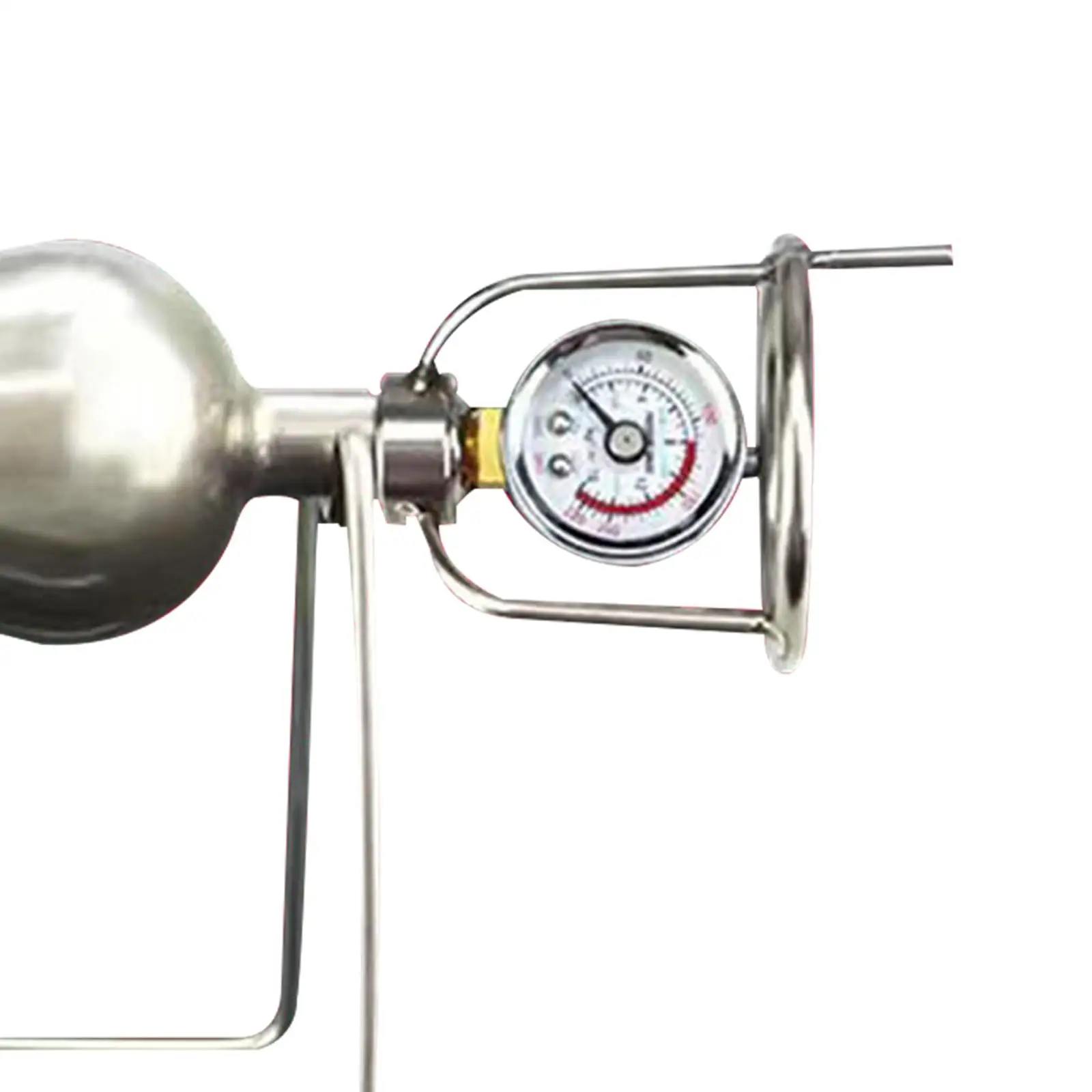 Hand Cranked Popcorn Machine Gourd Type Kitchen Gadgets Stainless Steel Popcorn