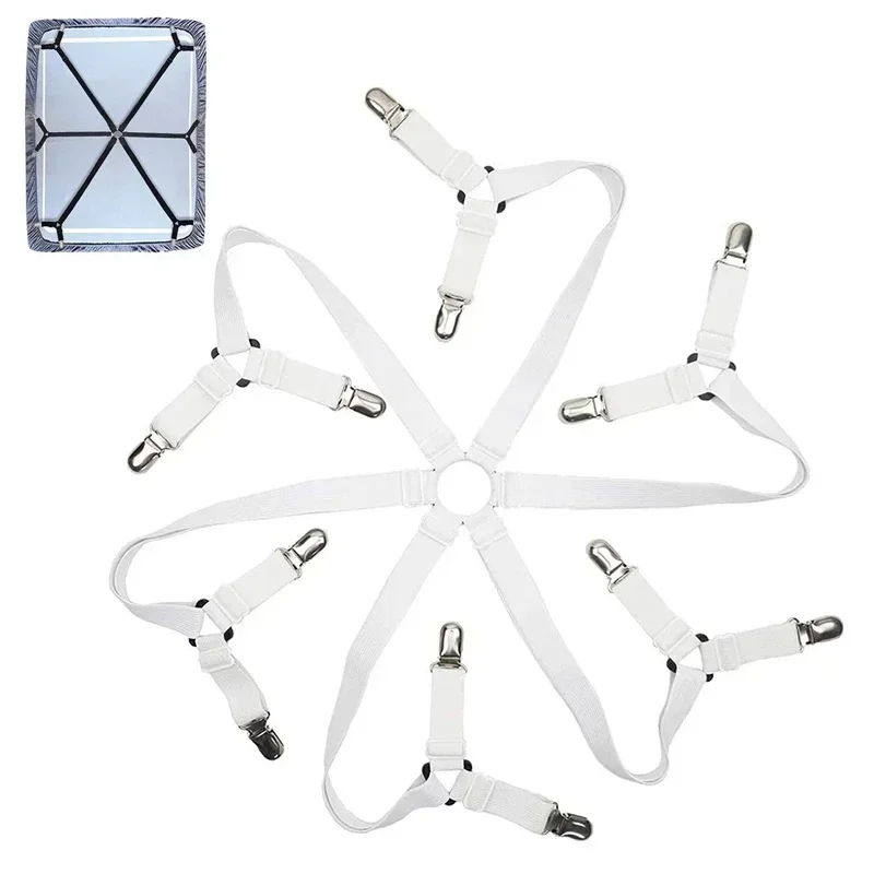 Elastic Bed Sheet Holder Mattress Clips Adjustable Straps