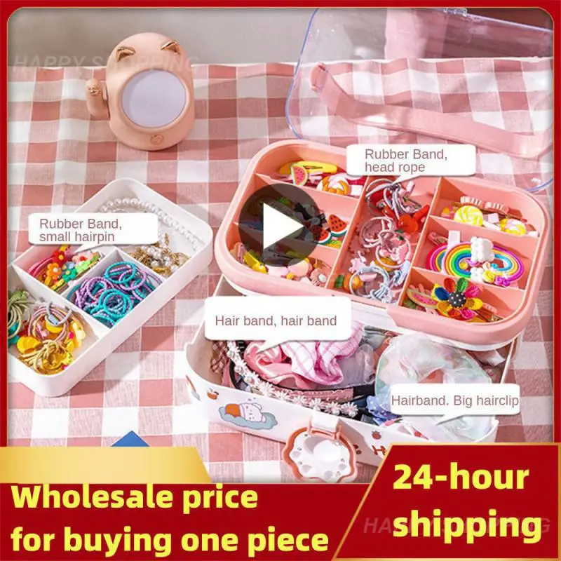 

Head Rope Rubber Band Head Jewelry Box Layered Storage Jewelry Box Storage Box Household Products Multicolor Baby Jewelry Box