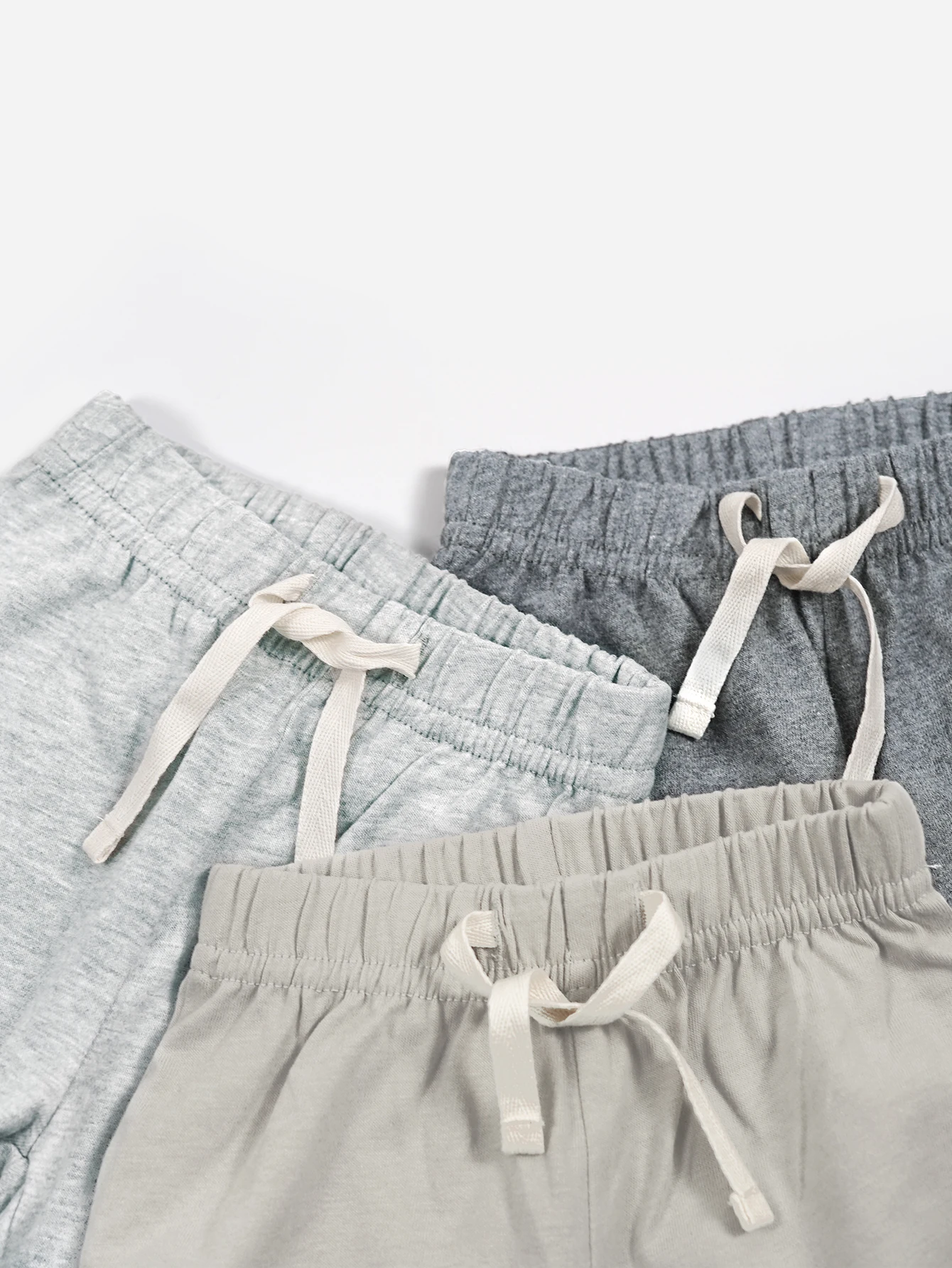 Summer Children's Pants Baby Pants Solid Color 3-piece Casual Boys' Cotton Girls' Baby Sleeping