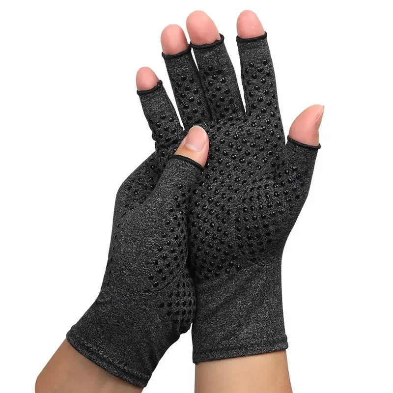 Adhesive Half Finger Cycling Gloves Anti-slip Sports Outdoor Fitness