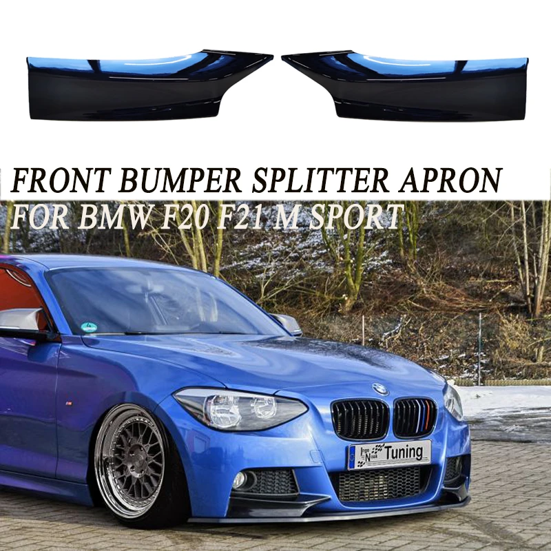 For BMW 1 Series F20 F21 M135i M style Front Bumper Side Spoiler Corner