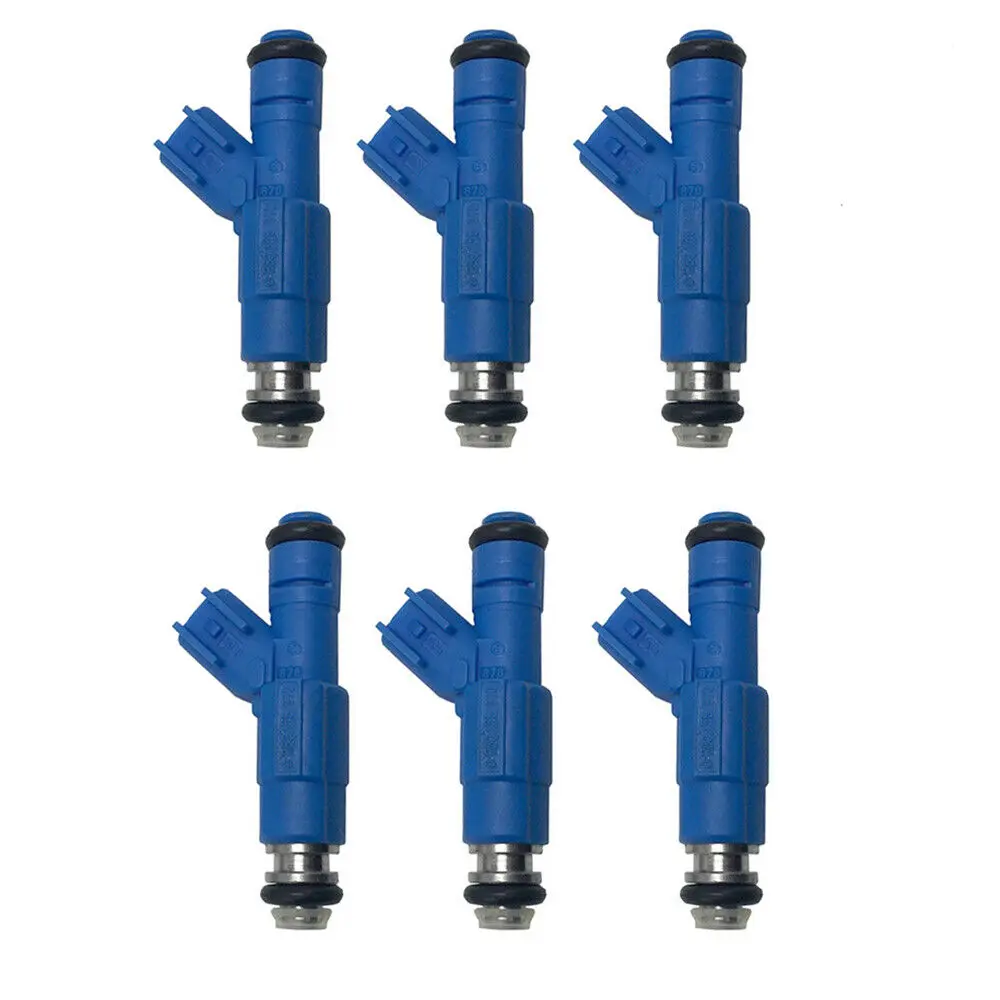 

6PCS EV6 Fuel Injector Upgrade FJ567 For 99-04 Ford Mustang Windstar 3.8 V6 24lbs