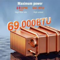 Chauffe-eau au gaz GPL pour camping-car BK-RV10 DC 12V 10L à chauffage rapide et température constante, exquis et compact 6
