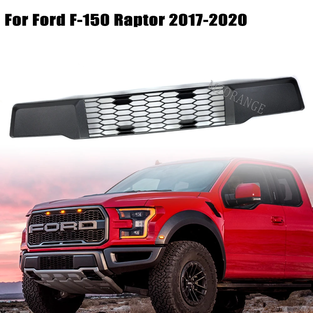 

Front Bumper Grille Honeycomb Style for ford f150 raptor 2017 2018 2019 2020 HL3Z17B968AA Exterior ABS Plastic Car Accsesories