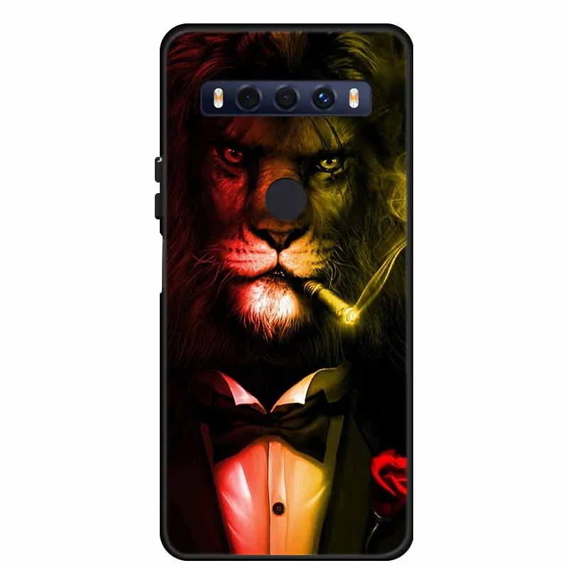 Cartoon Soft TPU Silicone Lion Wolf Phone Case - Stylish Back Cover