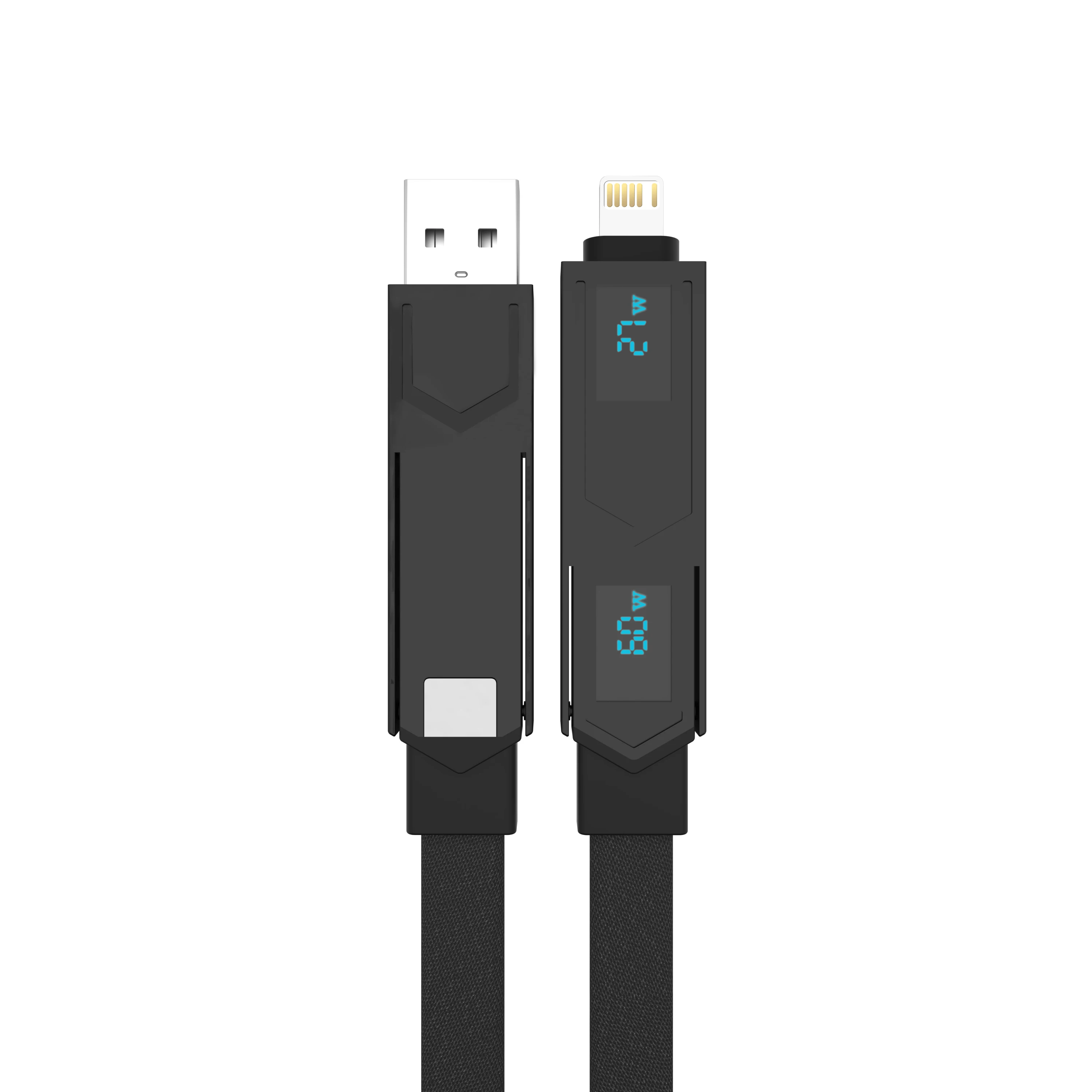 USB-C to Type-C PD 60W 디지털 디스플레이 데이터 케이블 USB-A 27W 고속 충전 케이블 키체인 랜야드 아이폰 프로 삼성용