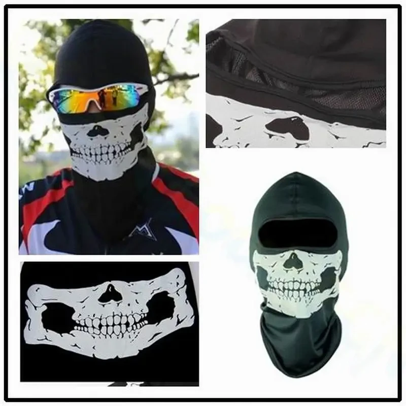 Bicycle Helmet Hood Bandana Breathable Windproof Skull Men Balaclava Ski Mask Cycling Caps Snowboard Face Cover Camping Scarf balaclava hat bandana scarf face mask scarf bandana neck warmer riding mask