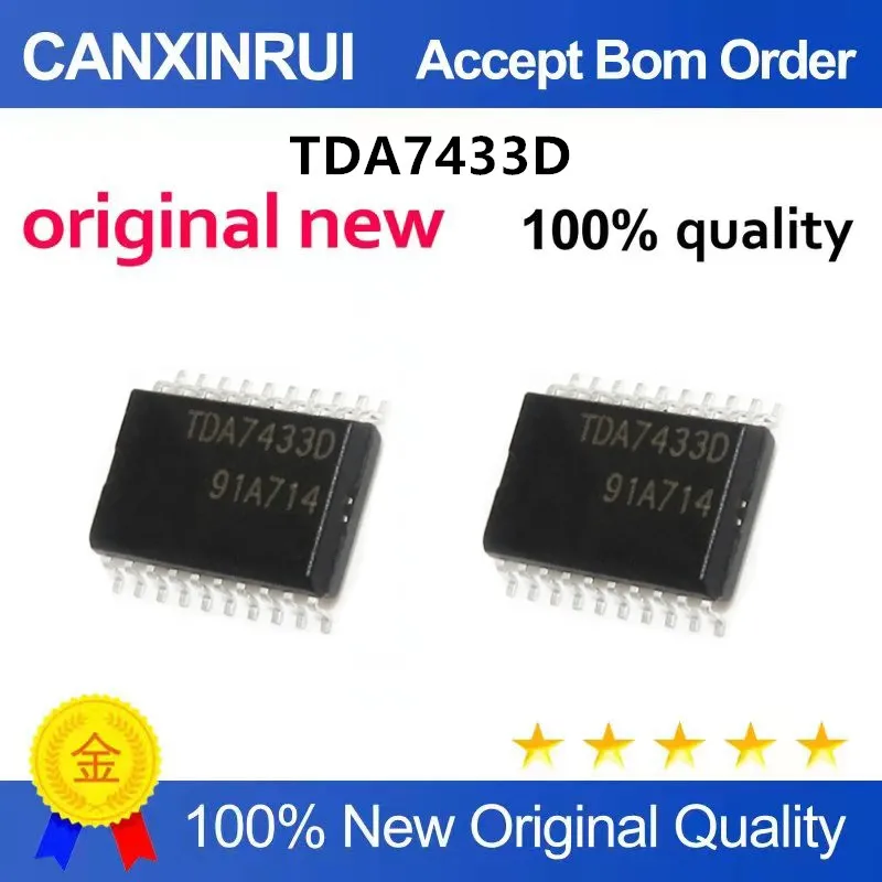 

Original New 100% quality TDA7433 TDA7433D SOP20 Integrated circuit IC chip