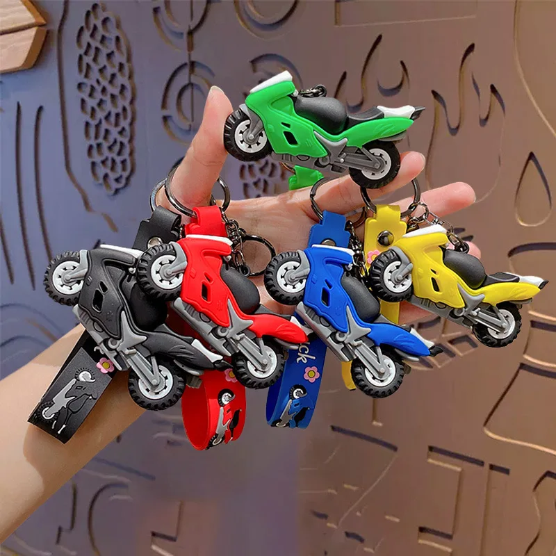 Metal Motorcycle Keychain Keyring Holder for Men Women