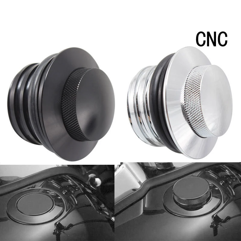

Motorcycle modified fuel tank cover hidden rotary fuel tank cover forward and reverse, suitable for Harley 883 Fat Boy 1200 Dyna
