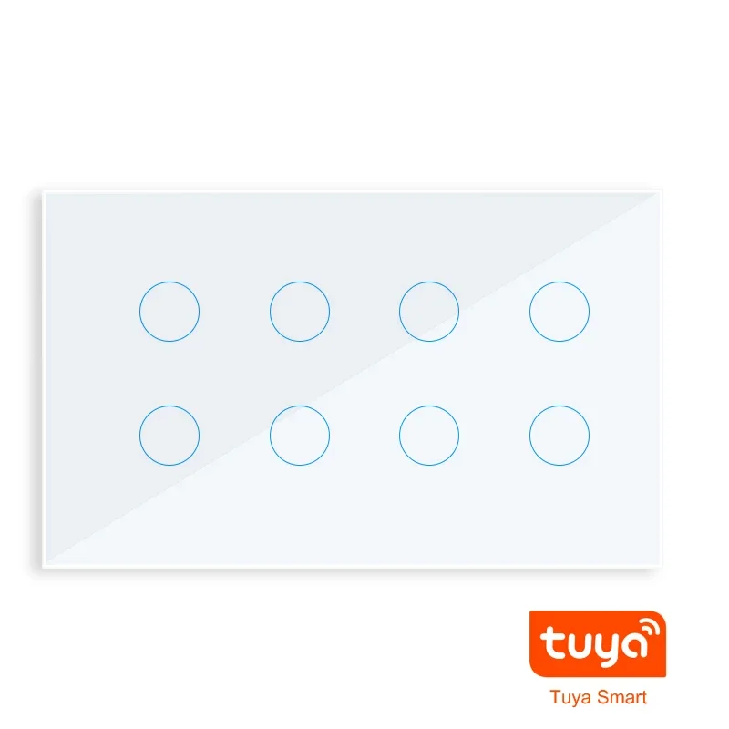 مفاتيح جدارية لمس ذكية زجاجية WiFi