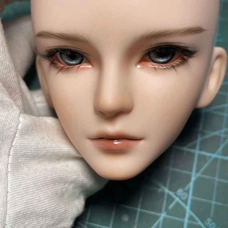 青年ドール 女の子のための男の子の頭の人形,新しい1/3 bjd,オープンメイク