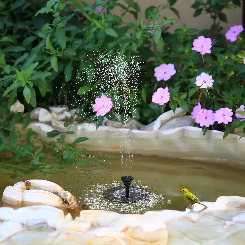 Solar Fountain Solar Fountain Pool Garden Water Pool Floating Outdoor Birdbath Patio Landscape Small Fountains