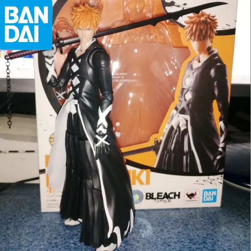 Hot Bandai S.H. Figuards Bleach Model Toys: Thousand-Year Blood War Byakuya Kuchiki Model Kit Anime Action Fighter Regali Finiti