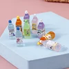 5PCS Dollhouse Miniature Japanese Juice Tea Drink Model Kitchen Food Accessories For Doll House Decor Kids Pretend Play Plays 2