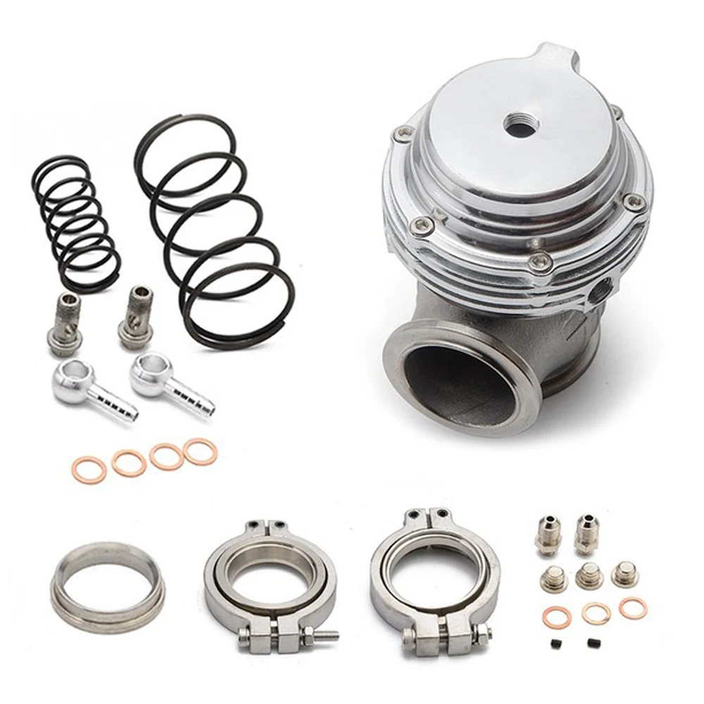 Universal 44mm External Wastegate MV-R V-Band Flange Turbo KIT Water Cooler Performance aluminium alloy Black/Silver/Red/Blue