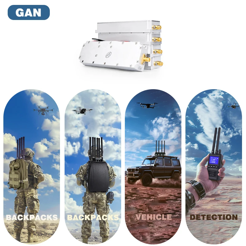 

FPV Antie Drone For Car Defence Device Vehicle Backpacks Power Amplifier Modules Autel Mavic 3 Counter UAV Antier Drone System