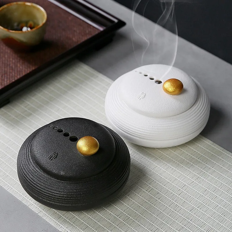 

Ceramic Aromatherapy Stove Incense Utensils Household Indoor Office Aromatherapy Creative Tea Room Incense Burner Decoration