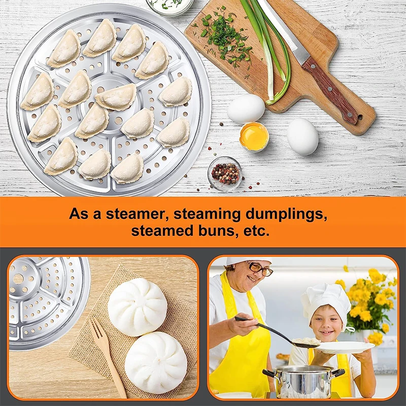18cm to 26 cm Cooker Canning Rack for Pressure Canner Stainless Steel Compatible with Presto JT219 steamer rack