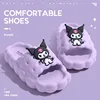 Sanrio Slippers Hello Kitty  Cinnamoroll Kuromi Slippers Kawaii Women Indoor Slippers Comzy Anti-Slip House Flat Slipper 1