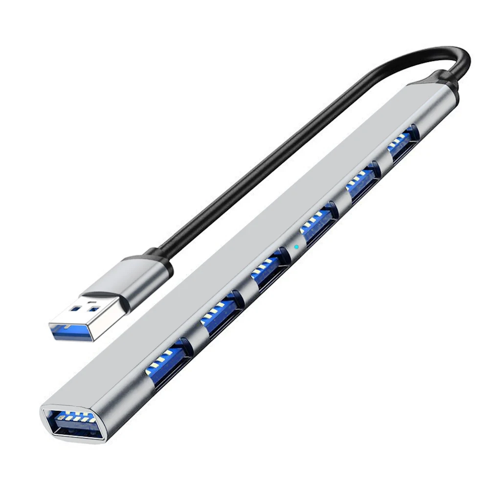 7port USB Silver