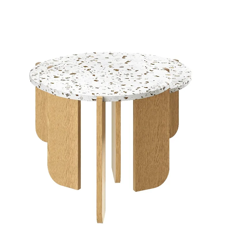 LOCAL Moderner Zusammenstellbarer Couchtisch, Beistelltisch, Couchtisch-Set für Wohnzimmer, Sofa-Beistelltisch und Balkon – Detail 21