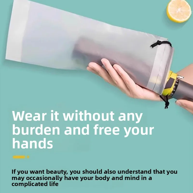 Storage Waterproof Umbrella Cover Portable Home Organizer Translucent Reusable Drawstring Bag For Umbrella Protector