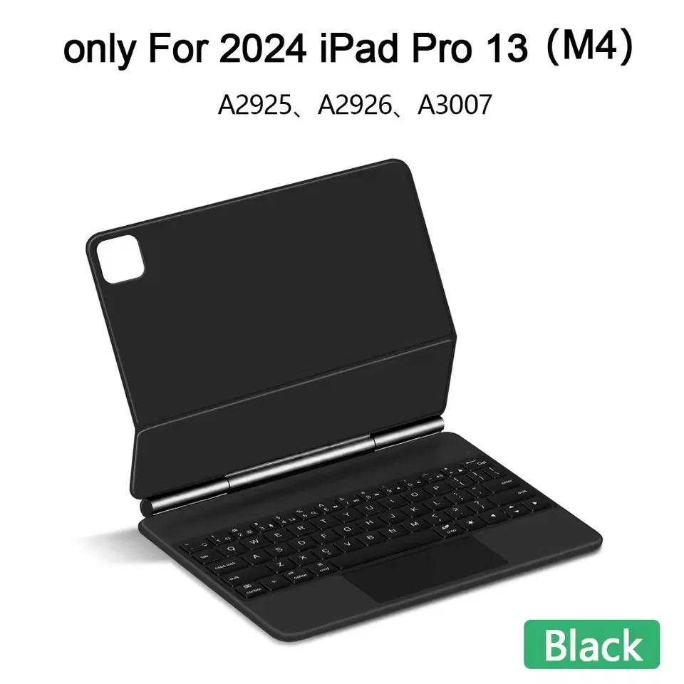 Magic Keyboard For iPad Pro 13（M4）Case Cover New iPad Pro 13 inch Portuguese Spanish Korean Arabic German Smart Keyboard