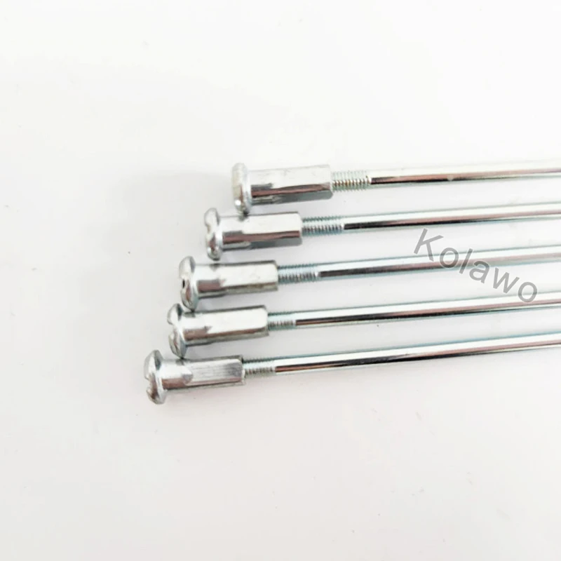 36Pcs Bike Electric Bicycle Spokes 10G 3.0mm Diameter E-Bike Motorcycle Spokes With Nipples 45-305mm Steel Bike Spoke Parts