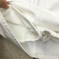 Woman Skirts Spring and Summer White Wrapped Skirt Denim Female A- line Short Skirt Culottes Mujer Faldas Saias Mulher - Image 3
