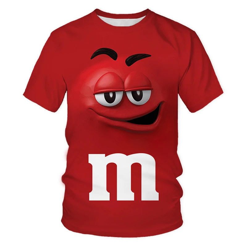 

Cartoon Cute Summer Hip Hop Boys & Girls T-shirts 3D-printed Harajuku Street Hip Hop Fun High Quality Crewneck Short Sleeve
