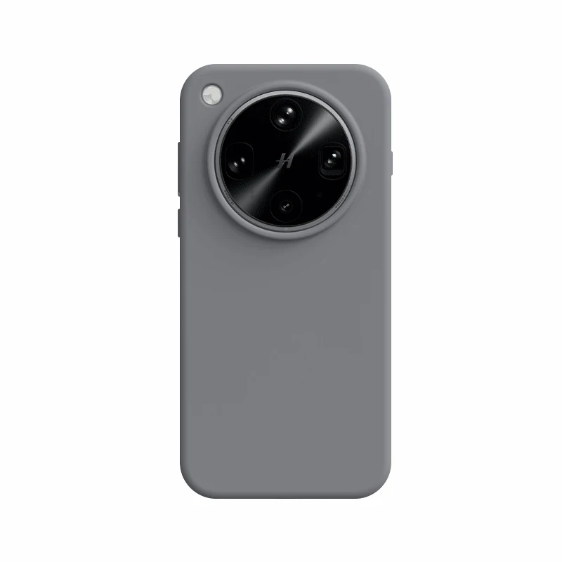 Shockproof Soft Liquid Silicone Phone Case with Skin Fleece Protection and Retail Packaging