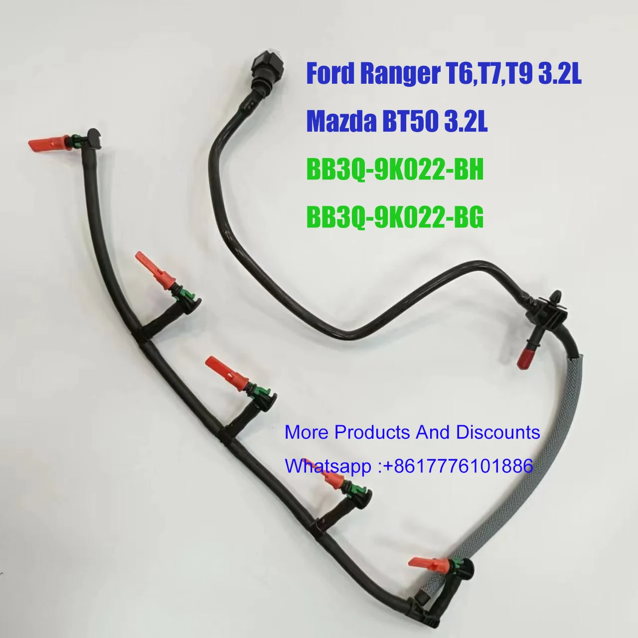 

BB3Q-9K022-BG дизельная топливная впрыскивающая труба для T6 T7 T8 T9 Mazda BT50 3.2L BT50 BB3Q9K022BG BB3Q9K022BH