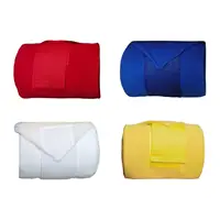 4 Pieces Horse Leg Wraps Leg Protection Wraps Horse Legging Wrap Fleece Bandages Leg Guards Leg Wraps for Race Training 1