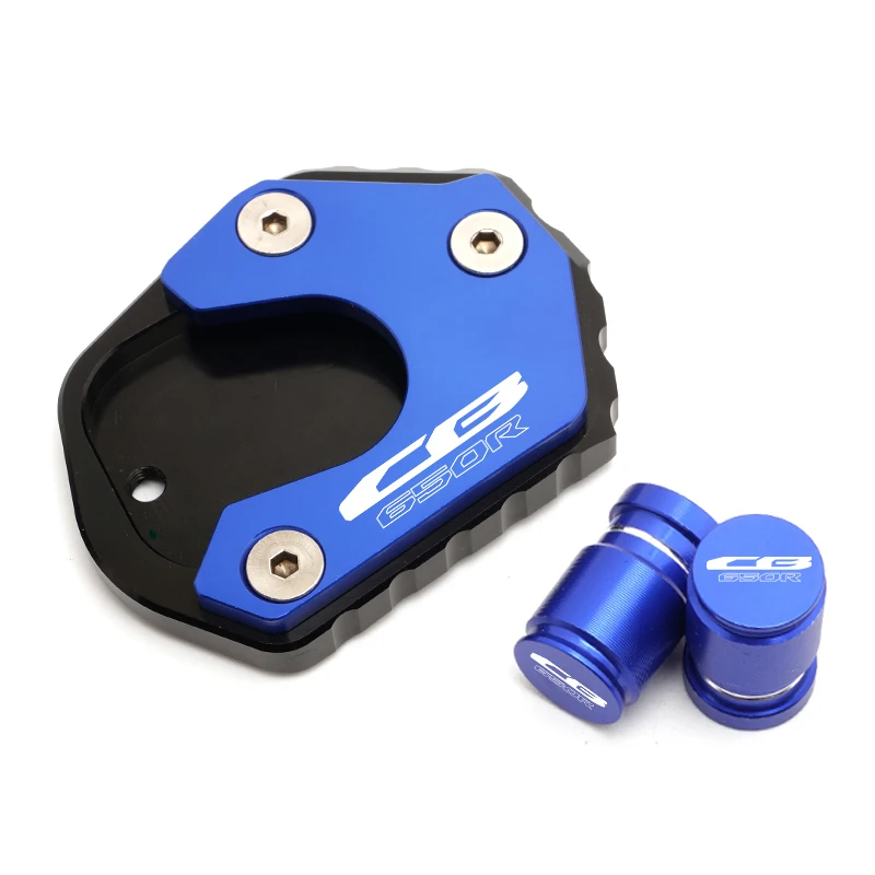 Motorcycle CNC Kickstand Foot Side Stand Extension Pad Support Plate