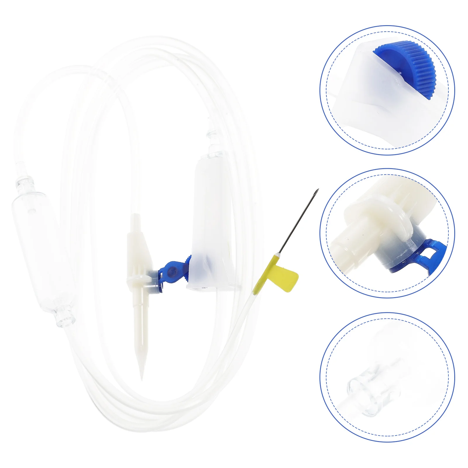 25 Pcs Disposable Infusion Set Plastic Animals Tube Veterinary Tubes Needle  Feeding Needles Iv Catheter Pvc Tubing