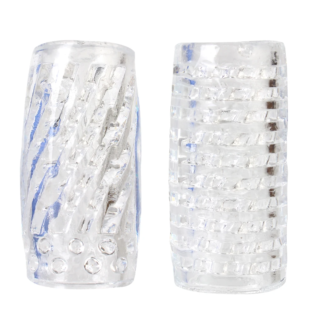 Male Masturbator Male Masturbator Cup Sex Toy for Men Soft TPE Cock Training Glans Trainer Penis Sleeve Delay Exercise Adult Products