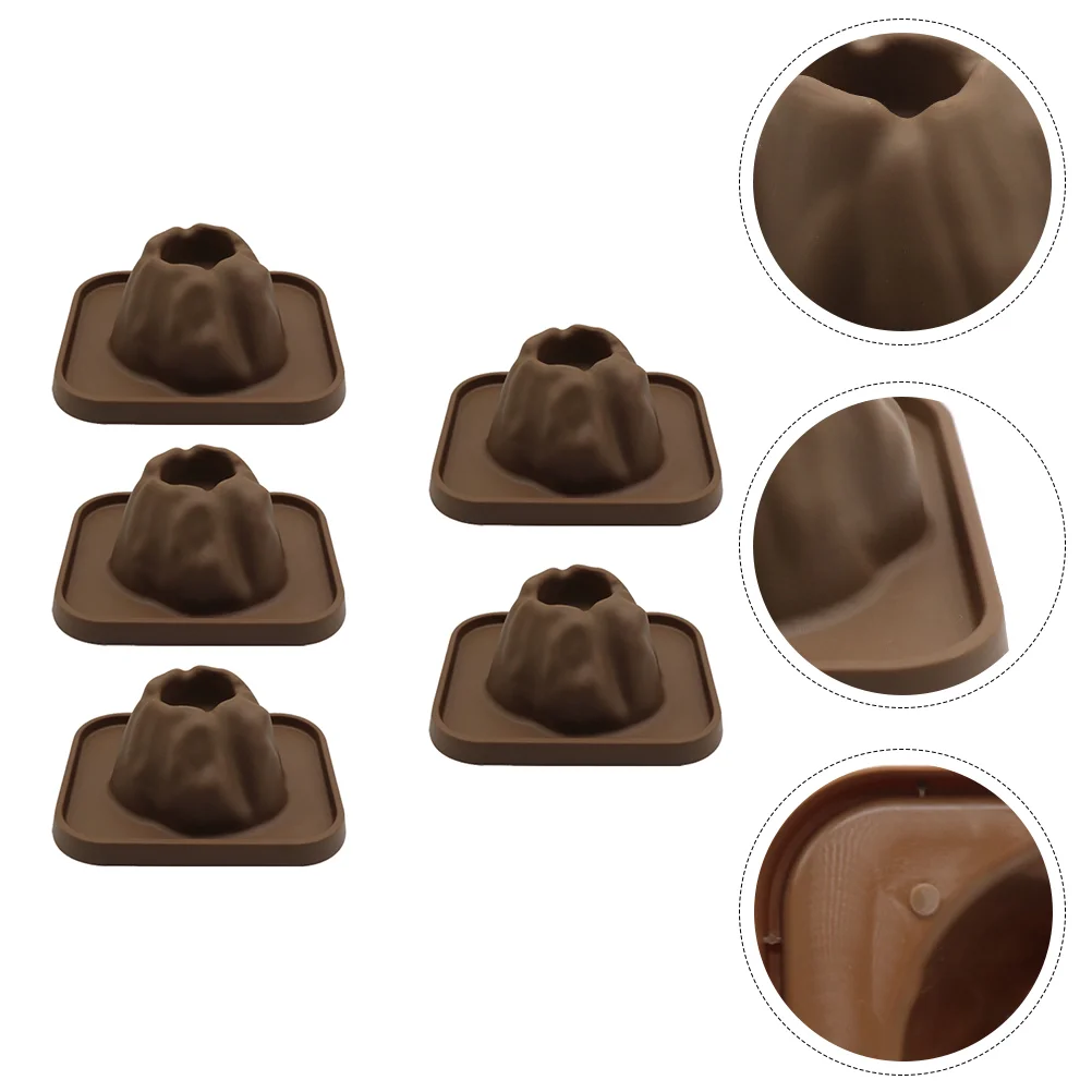 

Alipis Volcano Model 5Pcs Volcano Science Kit Eruption Science Experiments Plastic Volcano Figure Erupting Volcano Model