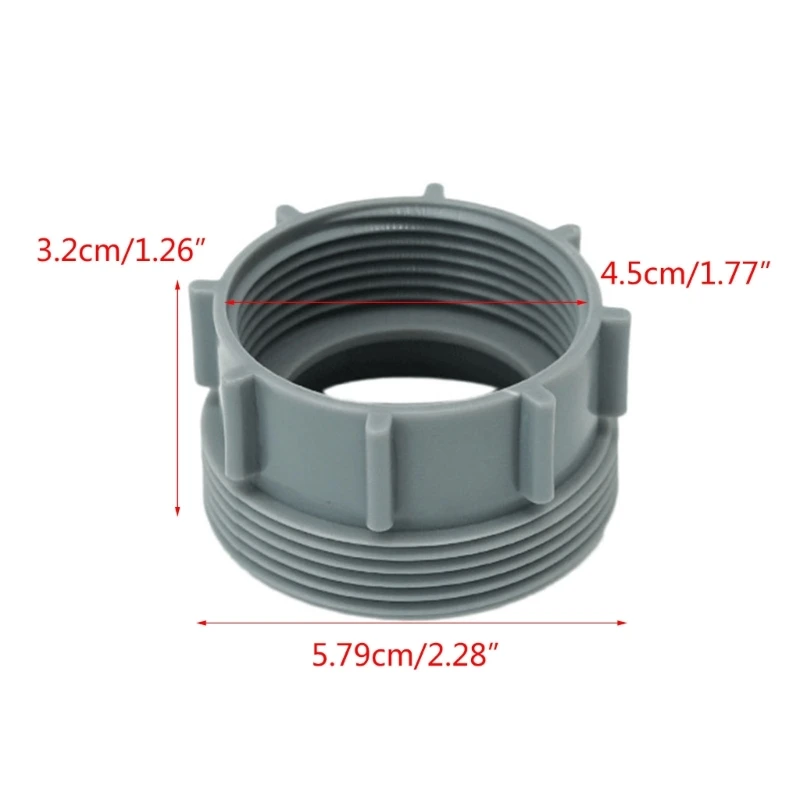 45 to 58mm Connector Versatile Kitchen Pipe Adapter Corrosion Resistant ABS Reducer Drain Pipe Joint Simple