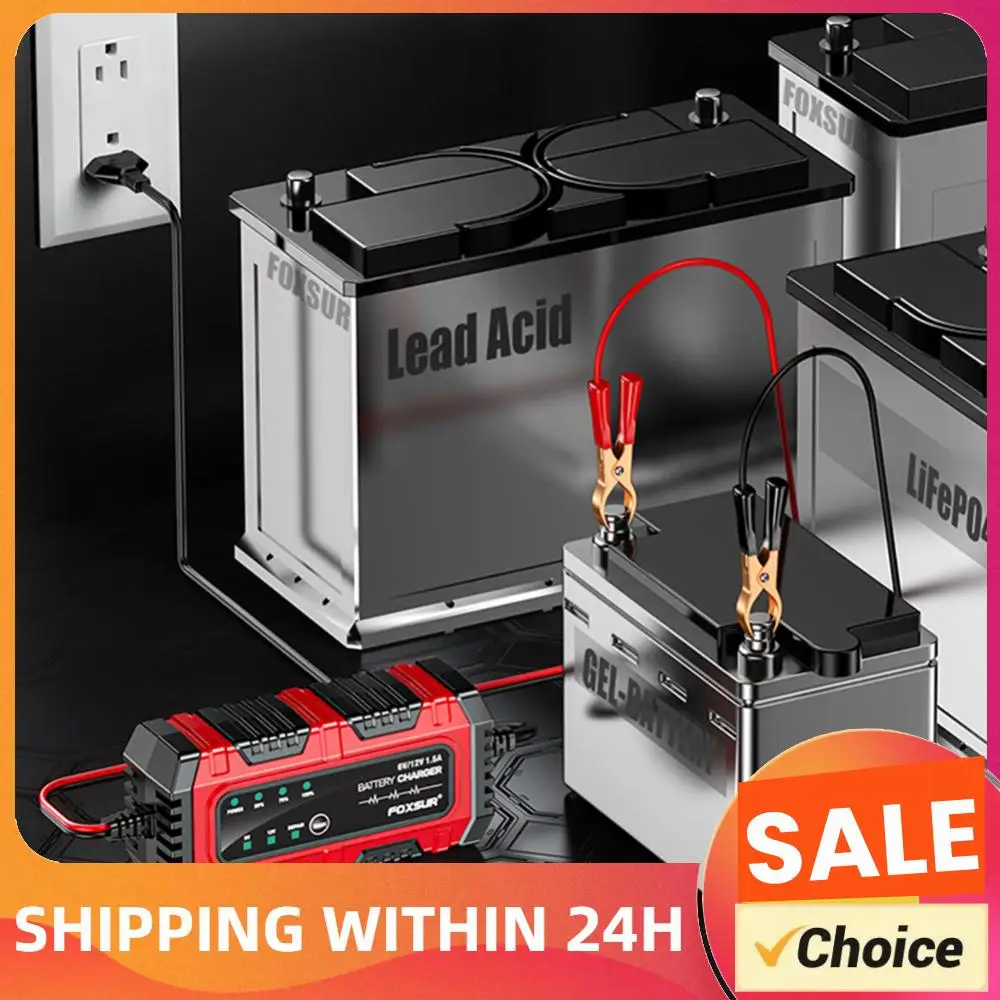 Universal Smart Charger for Lead-Acid, AGM, and GEL Batteries