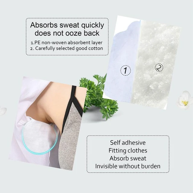 50 Packs】Underarm Sweat Pads, Armpit Sweat Block for Sweating