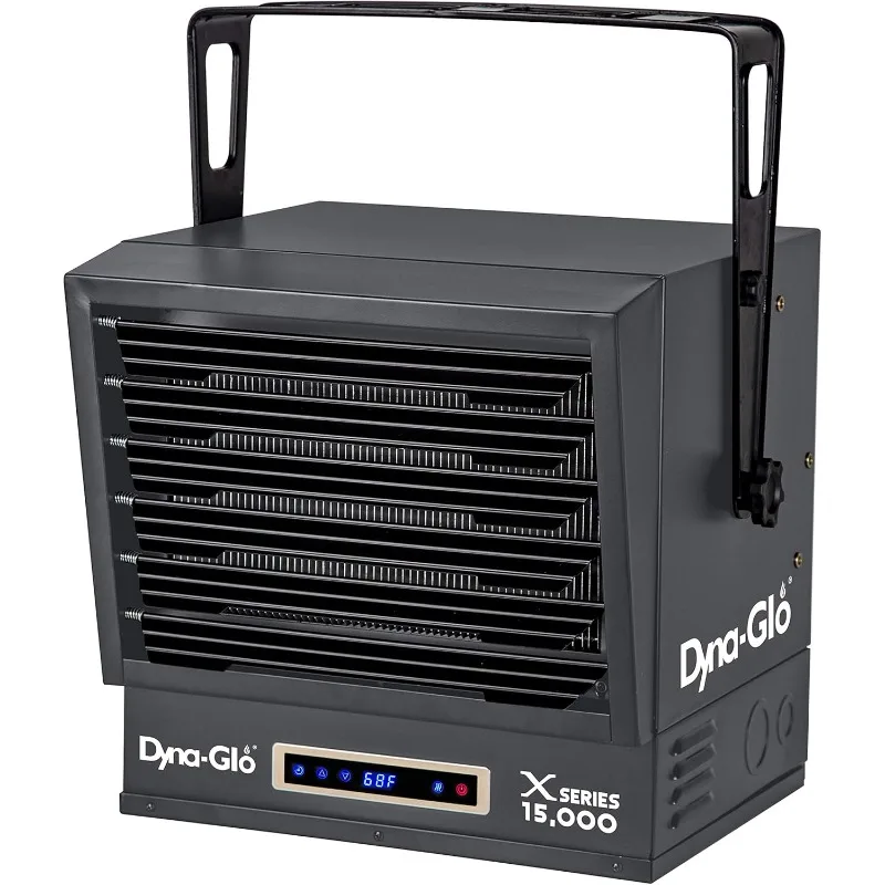 Dyna-Glo Dual Power 15,000W Electric Garage Heater, Black