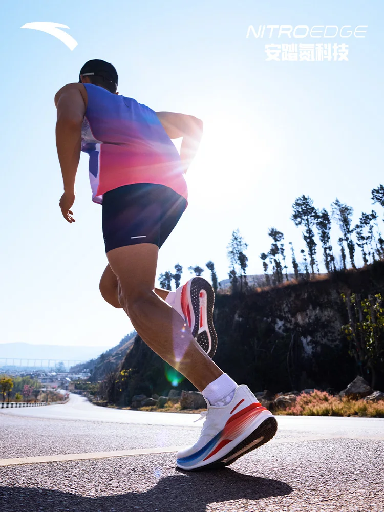 zapatillas para correr anta champion tercera generación pro | zapatillas para correr con amortiguación de larga distancia profesionales con tecnología de nitrógeno para hombres