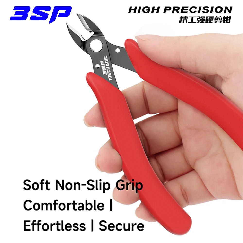 Precision cutting pliers 3SP high-hardness diagonal cutter for phone repair copper wire plastic shield shearing