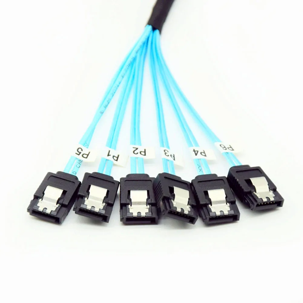 서버용 SATA 3.0 III SAS 케이블, SATA 7 핀-SATA 7 핀 데이터 케이블, 6Gbps