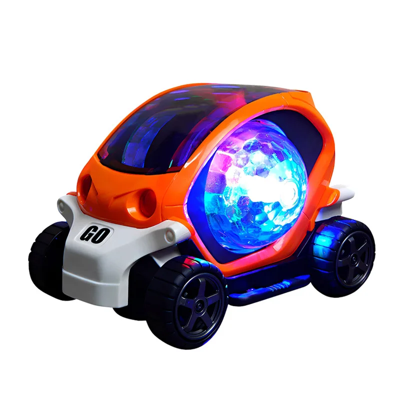 Children's Electric Toy Car Flashing Music Omnidirectional Rotating
