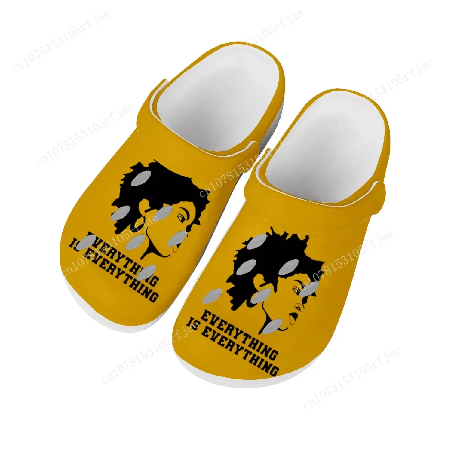 

Lauryn Hill Rapper Pop Home Clogs Custom Water Shoes Mens Womens Teenager Shoe Garden Clog Breathable Beach Hole Slippers White