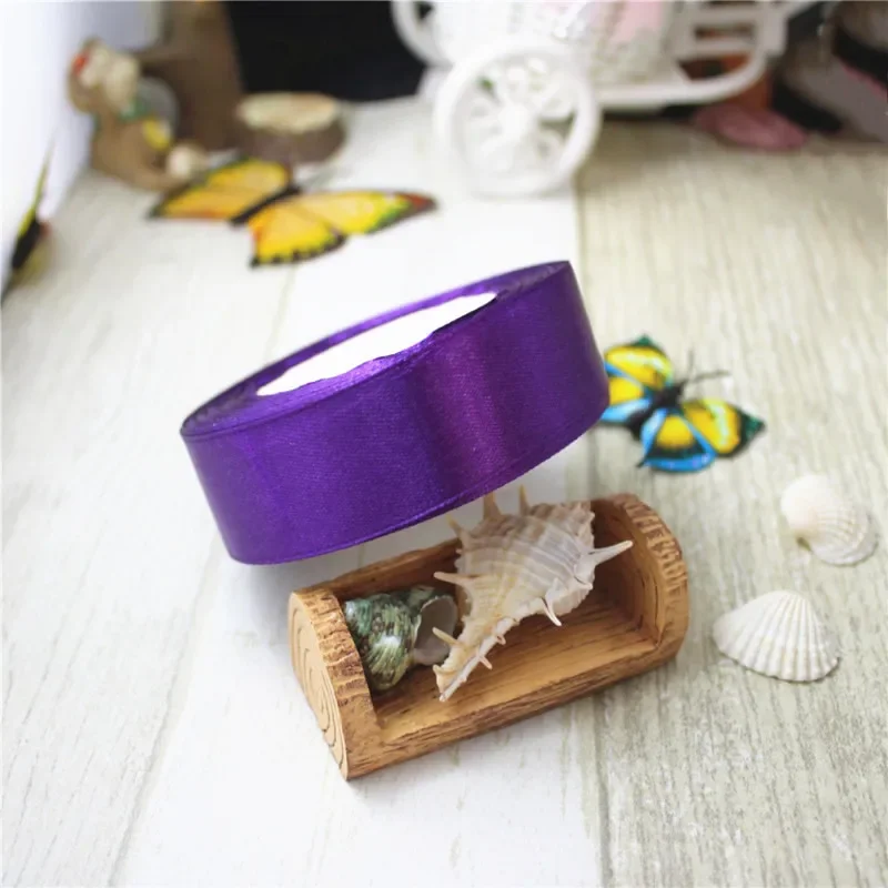 Luxurious Silk Satin Ribbons for Crafts, Gift Wrapping, and Decorative Elegance - 22 Meters